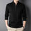 Thumbnail: Mens Casual Stand Collar Long Sleeve Top