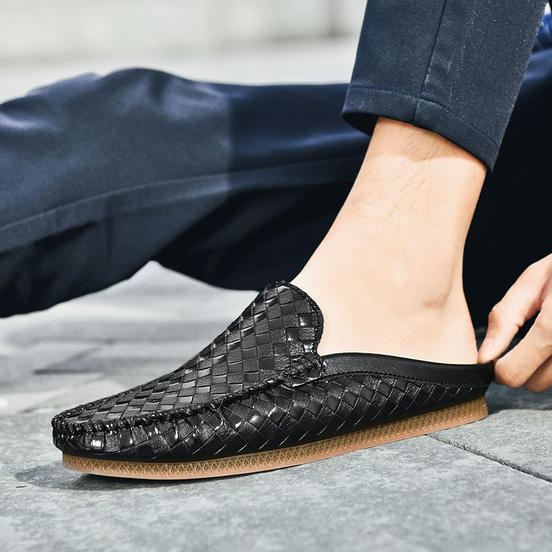 Thumbnail: Big size Beanie Shoes Men's Shoes Driving Shoes Casual men's loafers size 39-45