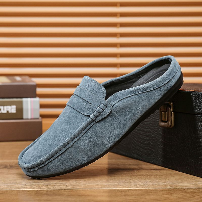 Thumbnail: Men's new fashion trend casual shoes bean shoes men's shoes 