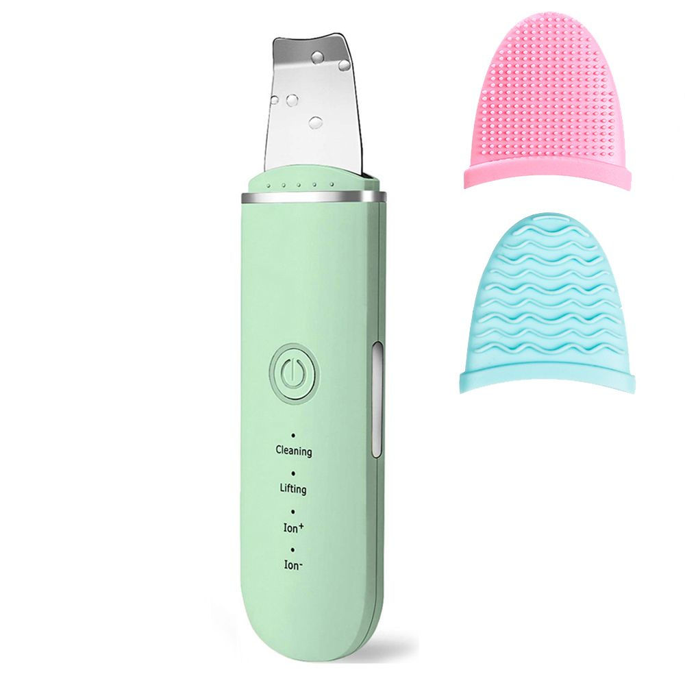 Beauty Ultrasonic Skin Scrubber USB Plug Facial Cleansin Massager Tools