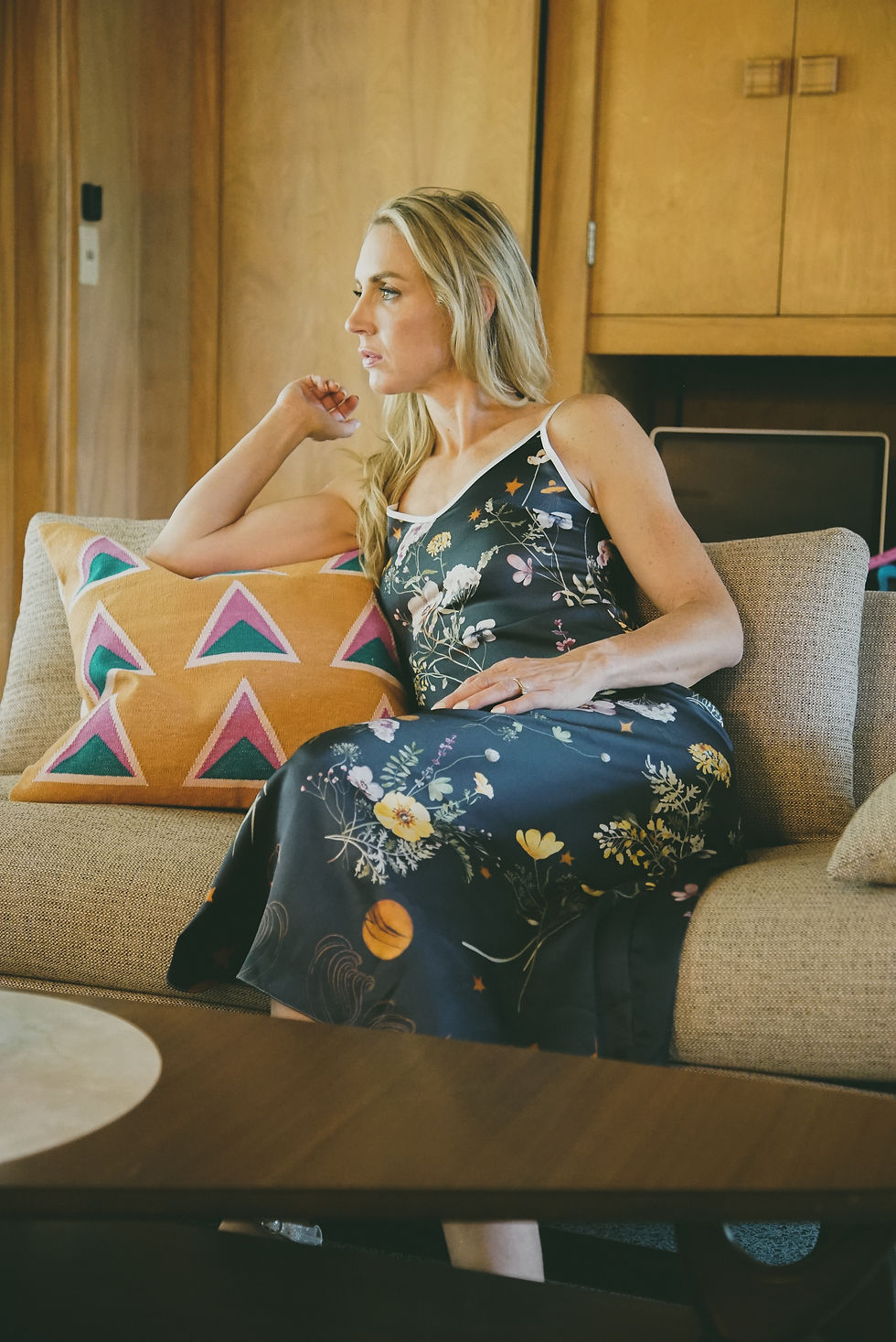 Thumbnail: Andromeda Silk Dress in Spring Equinox