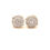 Thumbnail: DRACONIS 0.41 CTW 925 GOLD MOISSANITE ICED OUT EARRING | 995002