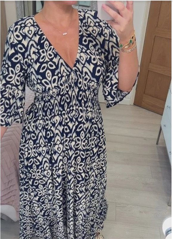 Thumbnail: Super Size Blossom Dress Beach Dress For Vacation 2025 New