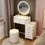 Thumbnail: A Set Makeup Dressing Table with Mirror Slate Furniture Girl Bedroom
