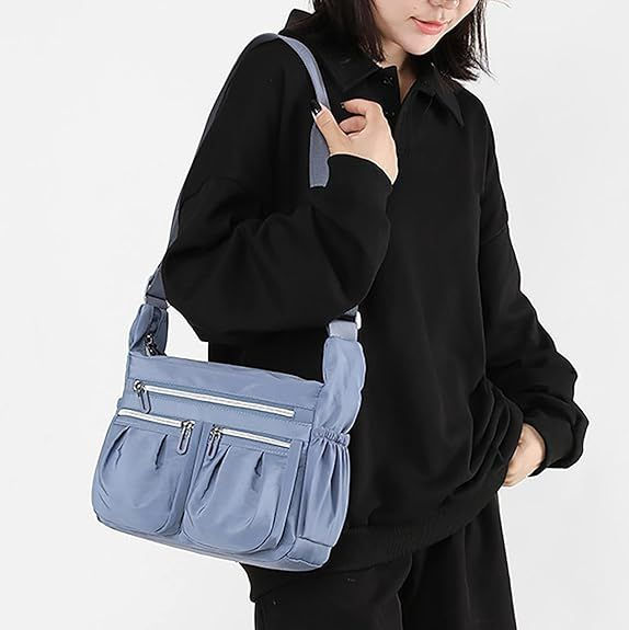 Thumbnail: Women's Cross-body Bags Casual Shoulder Bag Multi Pocket Fashion Satchel Bag 