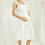 Thumbnail: Shopymommy 18202 Lace Maternity & Nursing Nightgown With Robe Set Ecru