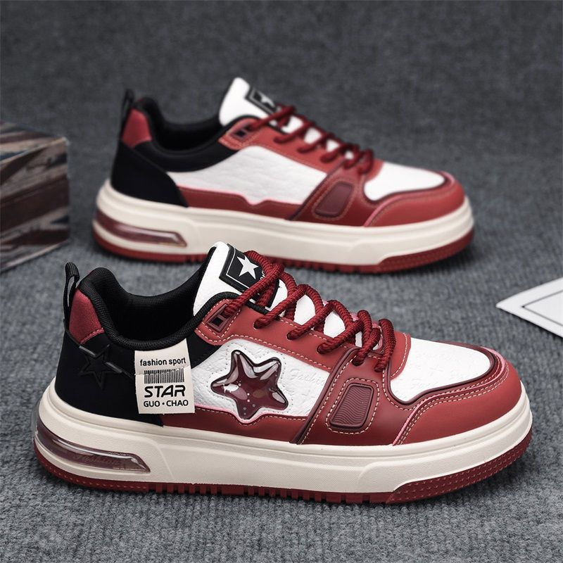 Thumbnail: Spring men's new leather board shoes Fashion shoes fashion men's shoes