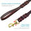 Thumbnail: Genuine Leather Dog Leash K9 Dogs Long Leashes