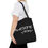 Thumbnail: Canvas Tote Bag Awesome By Design White Print
