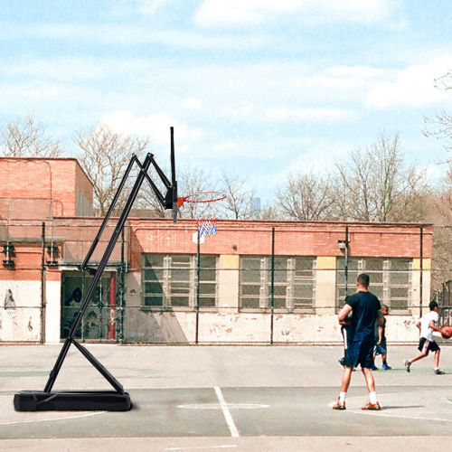 Thumbnail: Basketball Hoop Basketball System 7.5ft-10ft Height Adjustable