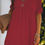 Thumbnail: Red Fever Pitch Pom Babydoll Tunic Dress