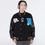 Thumbnail: Men Funny Furry Patches Bomber Jacket Autumn Baggy Fashion Hip Hop Hig