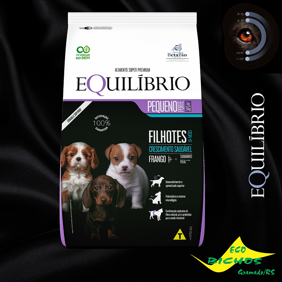 Miniatura: Ração Equilibrio Cães Porte Pequeno Filhote Frango 2.5Kg