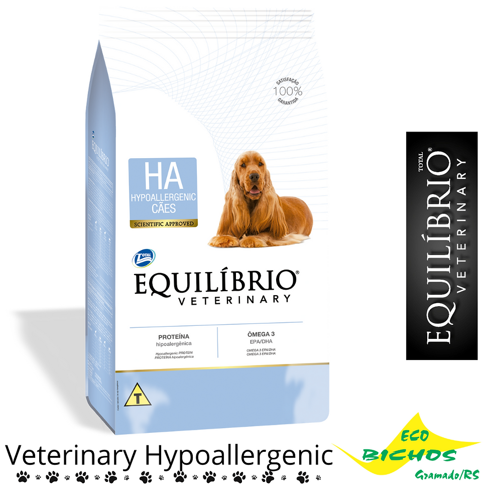 Ração Equilibrio Veterinary HA Hypoallergenic 2Kg
