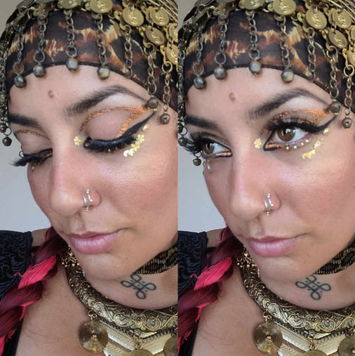 festival rave makeup christchurch party 