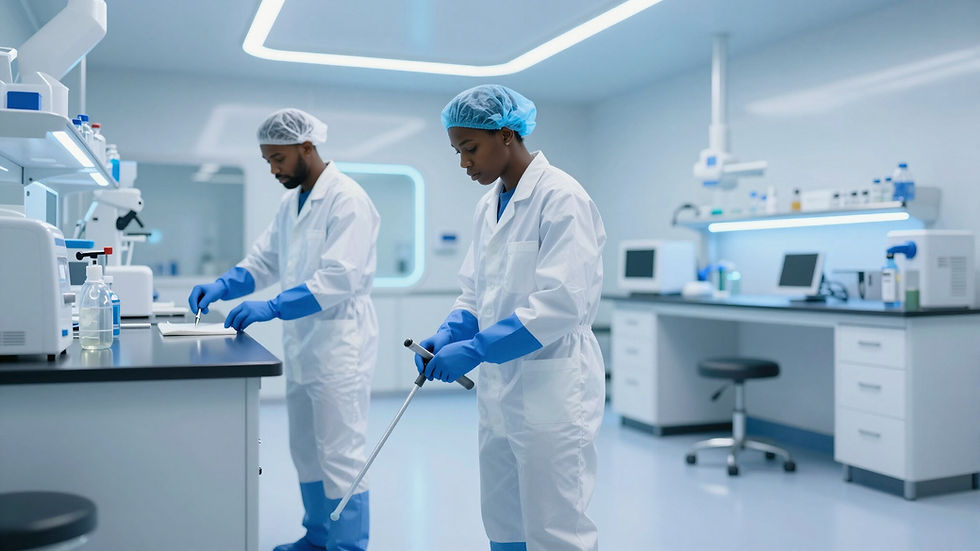 Clinical cleaning in a medical facility