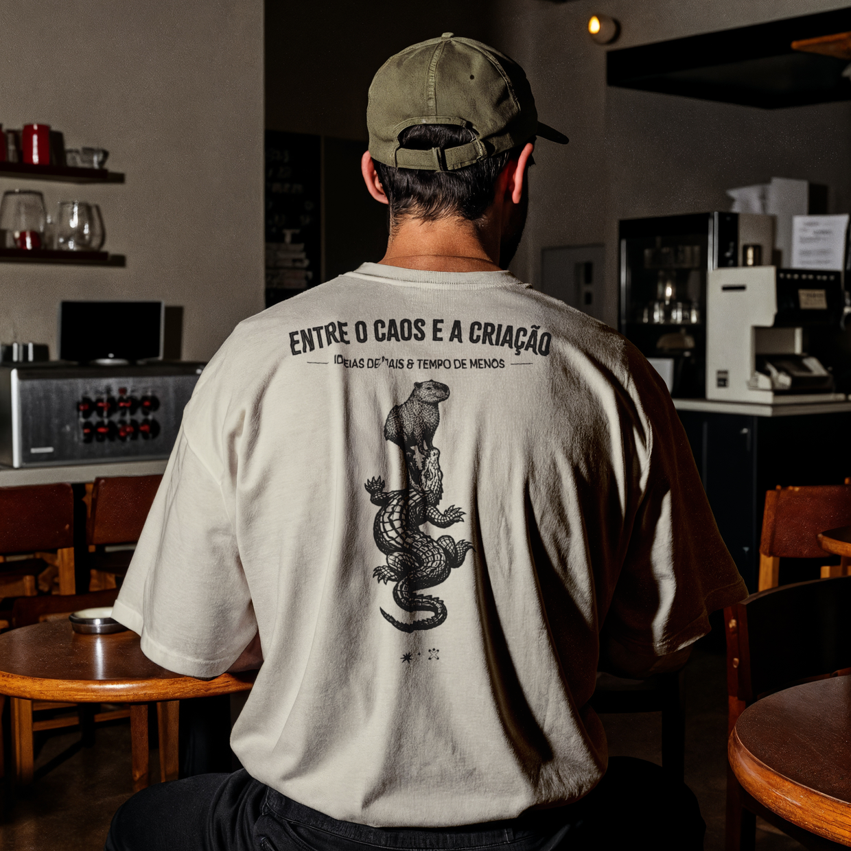 Camiseta oversized collab IxDA x FDD