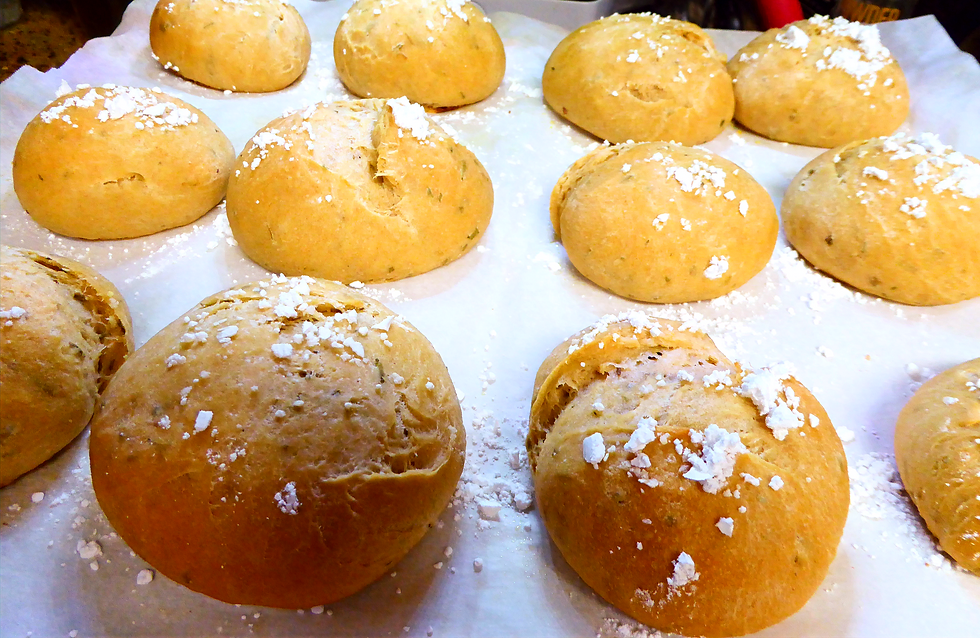 How to Use Your Discard to Make Sourdough Lemon-Rosemary Buns or Rolls
