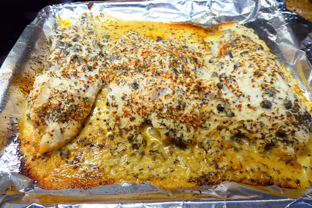 What to Make With Fish That's Different? Tilapia in Sour CreamDijon