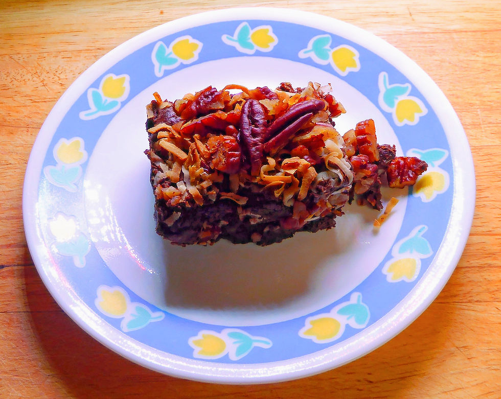 How to Make Easy, Low Sugar German Chocolate Cake Protein Bars (Diabetic Friendly, No Artificial Sweeteners, No Protein Powder)