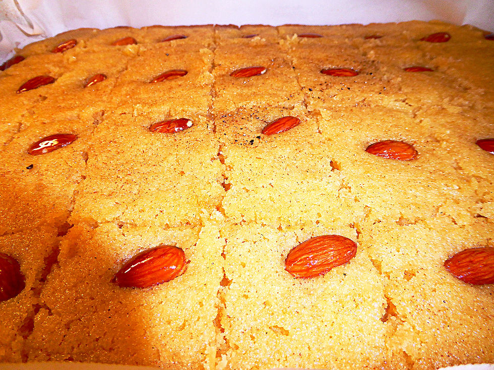 Want a Different Easter Dessert? Make Nammoura, a Sweet Semolina Cake