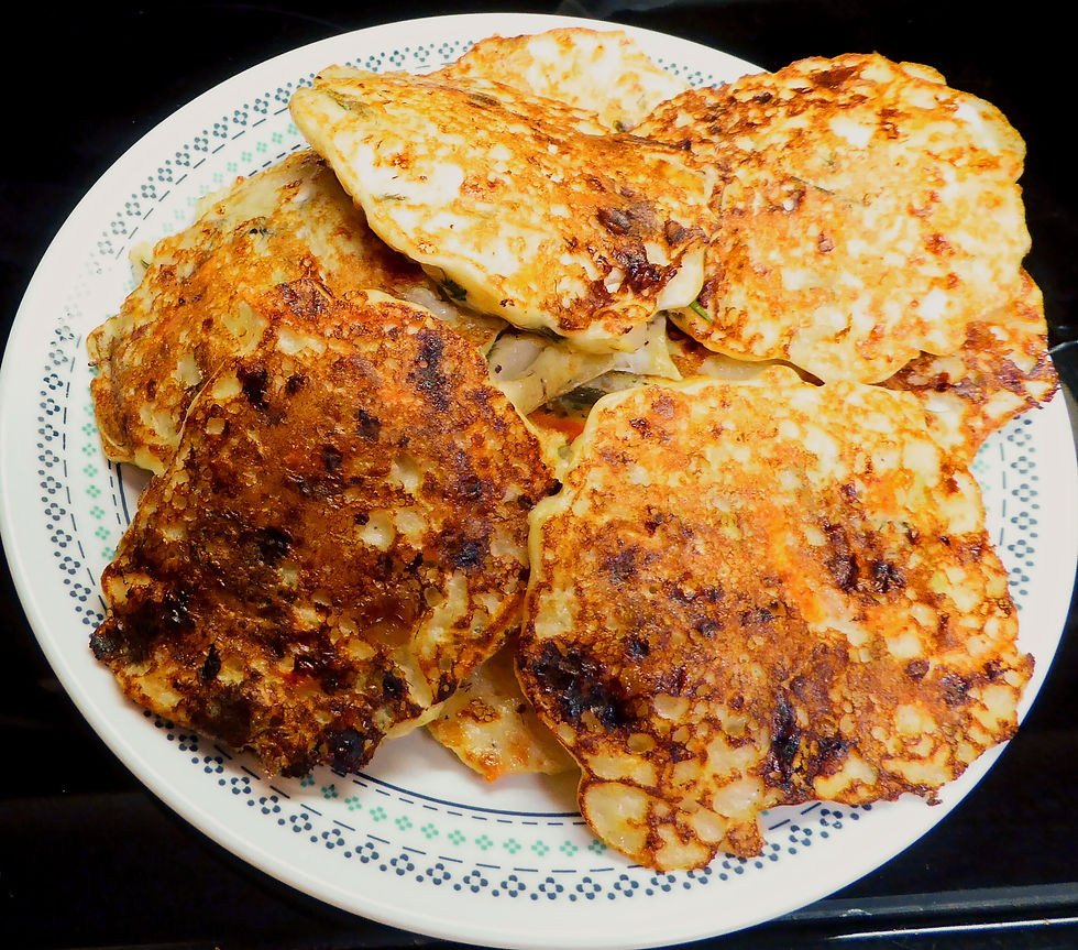 Easy and Special Side Dish: How to Make Coleslaw and Cottage Cheese Pancakes (Diabetic Friendly)
