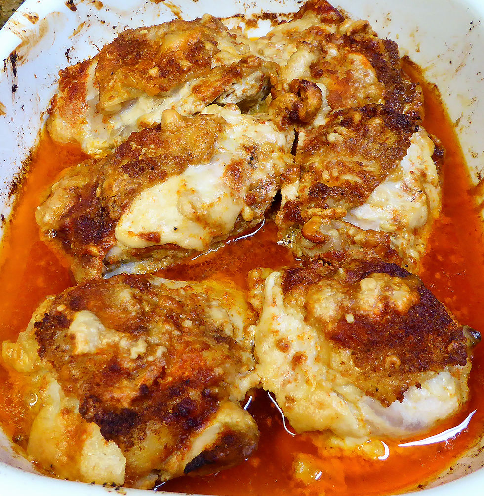 How to Make Inexpensive Chicken Thighs Taste Great: Try Easy Baked Tahini Chicken (Diabetic Friendly)