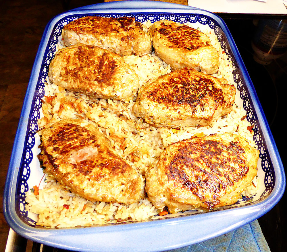 Cheap and Good Supper OrangeCumin Pork Chops