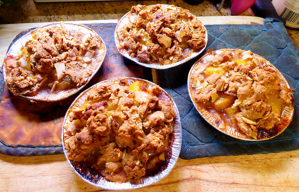 How to Make Fruit-Sweetened Mini Pies in Your Air Fryer With a Can of Peaches (Diabetic Friendly, No Artificial Sweeteners)