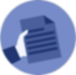 image of hand holding a form