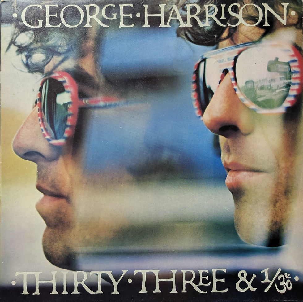 GEORGE HARRISON/THIRTY THREE&1/3 1976'UK DARK HORSE RECORDS