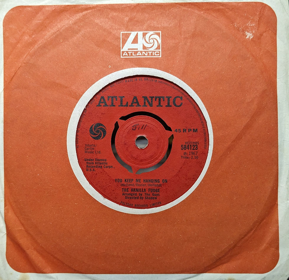 THE VANILLA FUDGE/YOU KEEP ME HANGING ON1967'UK ATLANTIC 7INCH