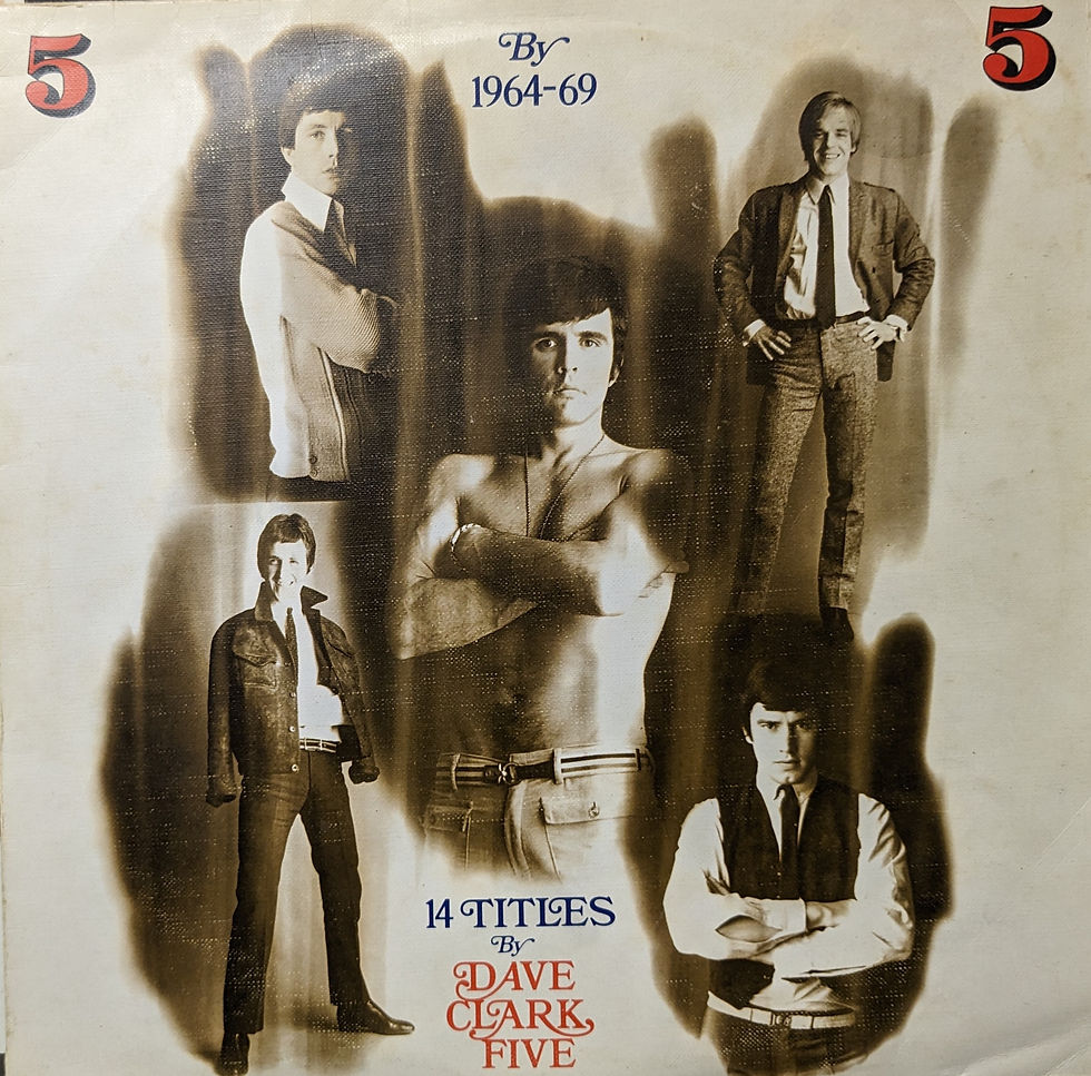 THE DAVE CLARK FIVE/FIVE BY FIVE...GO!1968'UK COLUMBIA MAT.1