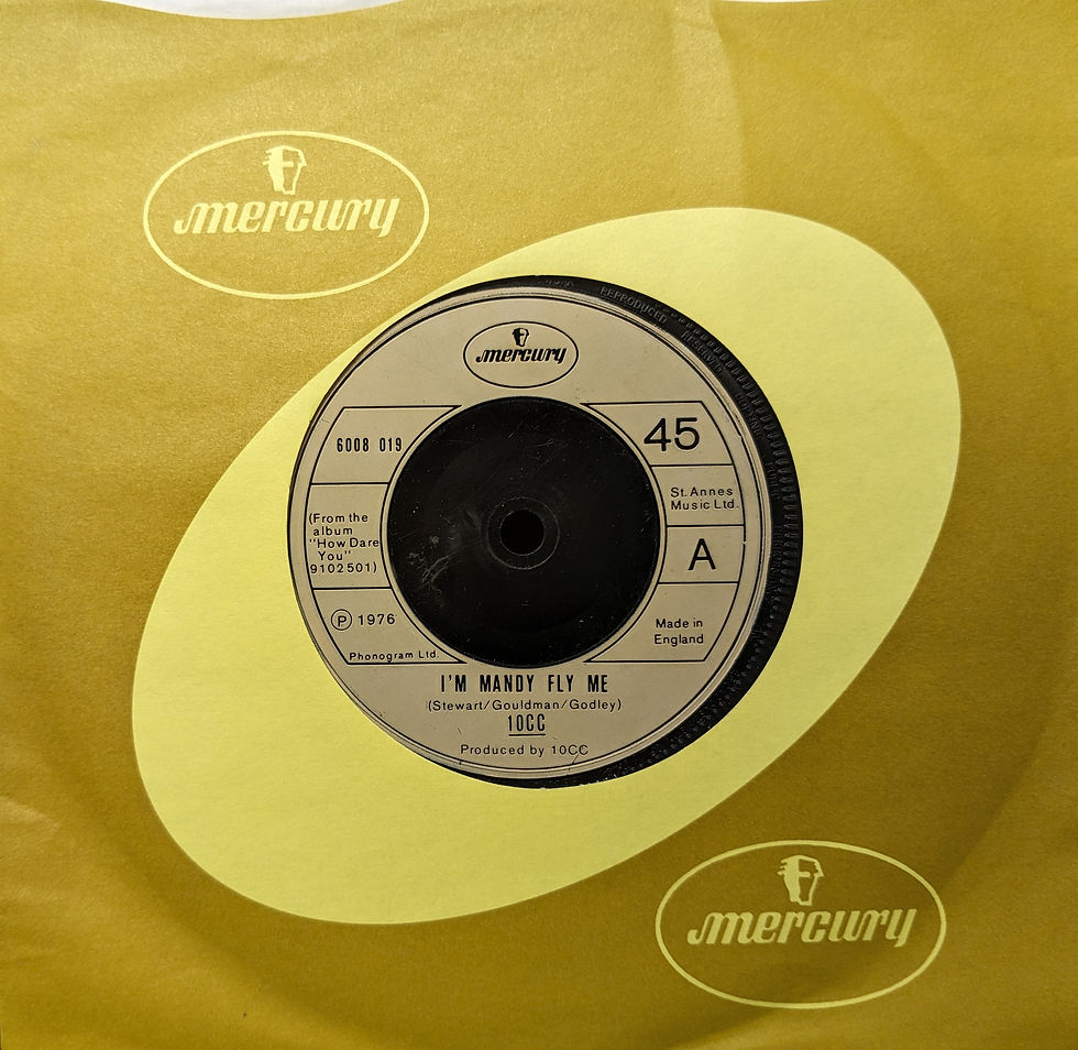 10CC/I'M MANDY FLY ME1976'UK MERCURY7INCH