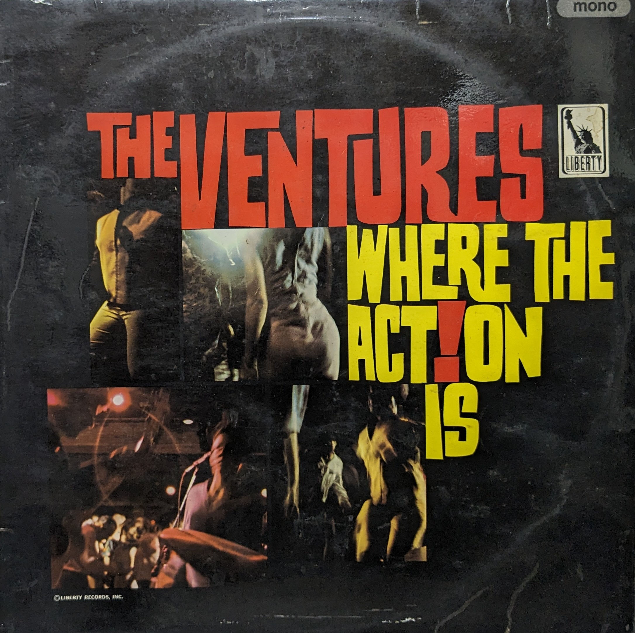 THE VENTURES/WHERE THE ACTION IS1966'UK LIBERTY MONO
