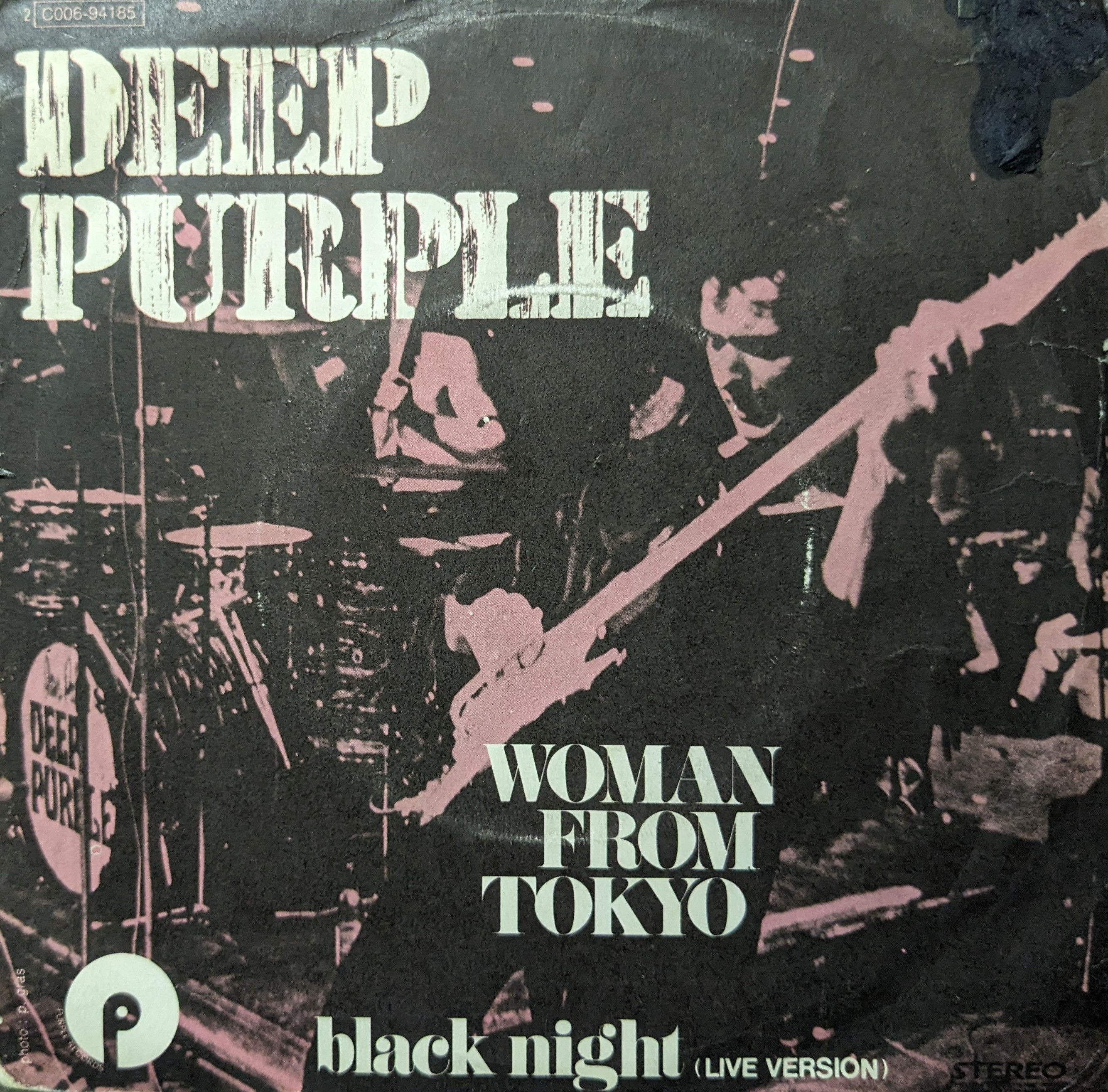 DEEP PURPLE/WOMAN FROM TOKYO1973'FRANCE PURPLE 7INCH