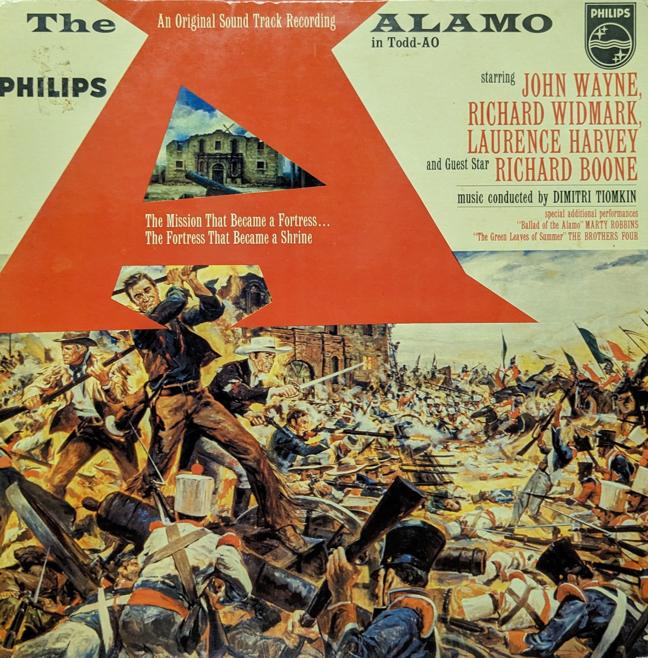 O.S.T/THE ALAMO-DIMITRI TIOMKIN1960'UK PHILIPS