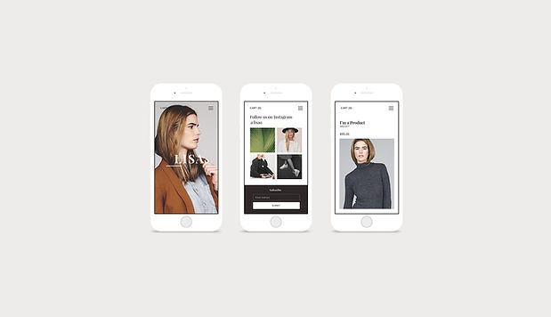 Online apparel store