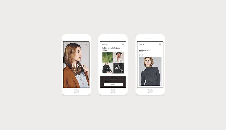 Online apparel store