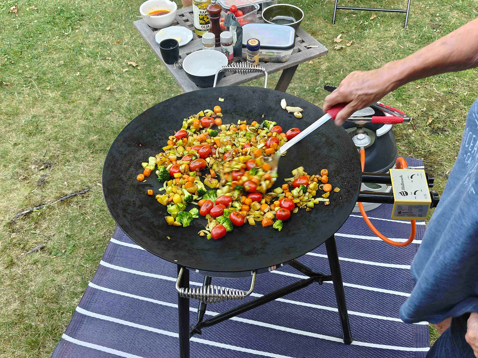 Grillat är gott.