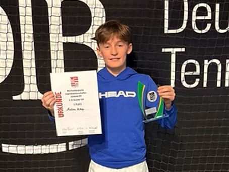 Anton Kapp ist Württembergischer Meister bei den Junioren U11.