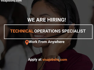 TECHNICAL OPERATIONS SPECIALIST, WORK FROM ANYWHERE