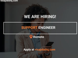 SUPPORT ENGINEER, WORK FROM HOME