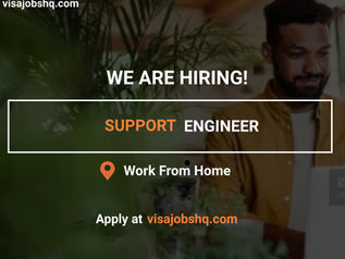 HIRING A REMOTE SUPPORT ENGINEER, WORK FROM ANYWHERE IN THE WORLD, APPLY NOW