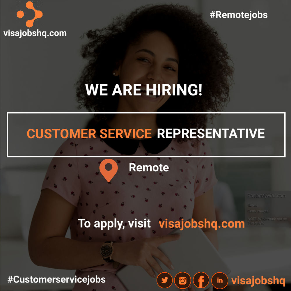CUSTOMER SERVICE REPRESENTATIVE FULLY REMOTE