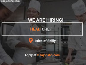 REOCATE TO THE UK AS A HEAD CHEF WITH VISA SPONSORSHIP, £40,000, APPLY NOW