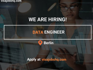 RELOCATION ASSISTANCE TO GERMANY AVAILABLE FOR DATA ENGINEERS WITH VISA SPONSORSHIP, APPLY NOW