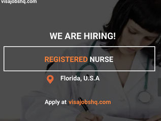 REGISTERED NURSE IS URGENTLY NEEDED IN FLORIDA, RELOCATE TO THE US WITH VISA SPONSORSHIP