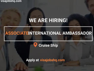 JOIN US AS AN ASSOCIATE INTERNATIONAL AMBASSADOR, GLOBAL EXCELLENCE AWAITS