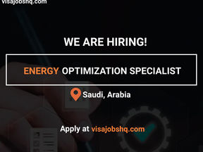 A UNIQUE POSITION A GLOBAL ENERGY INDUSTRY IS HIRING FOR AN ENERGY OPTIMIZATION SPECIALIST